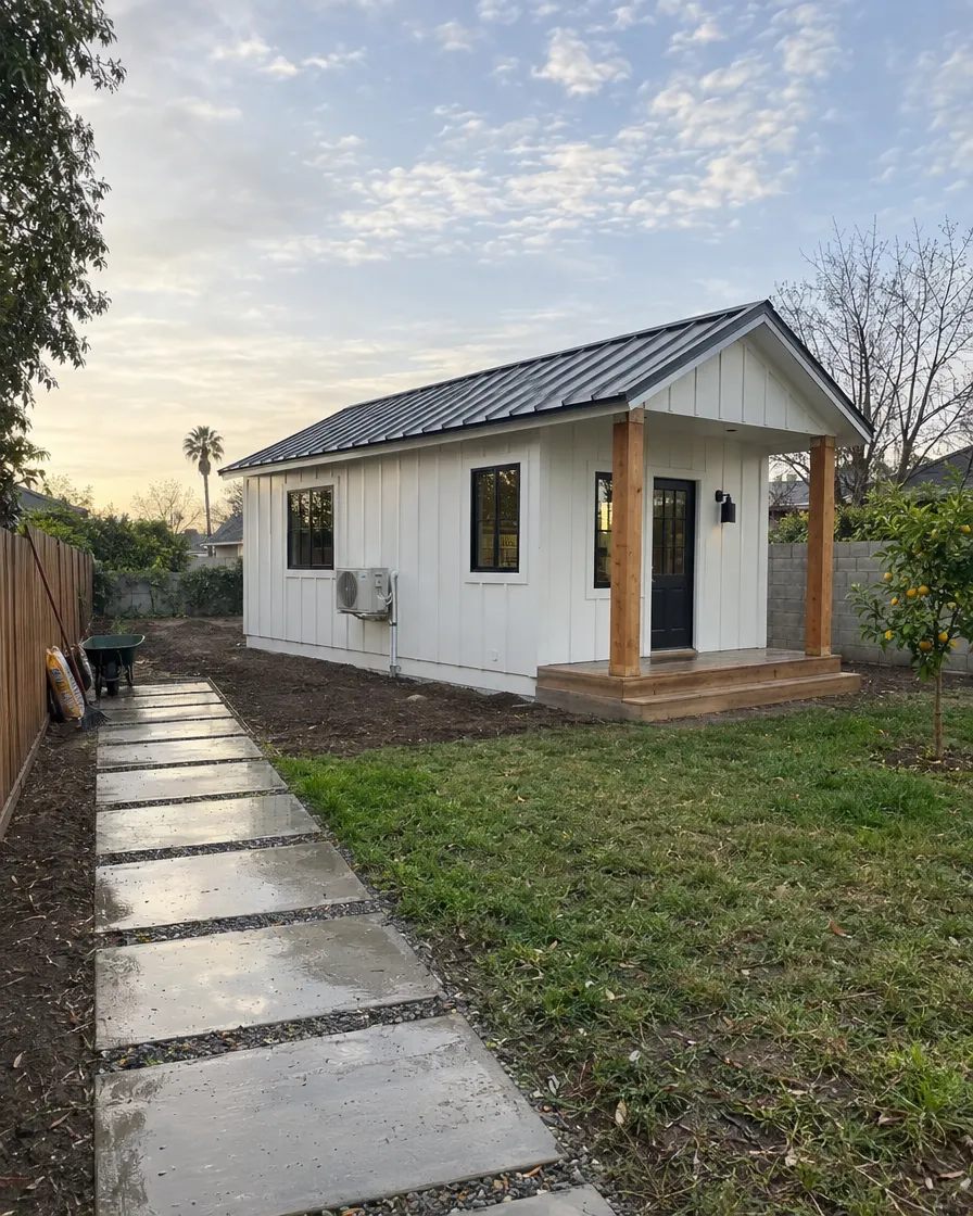 Finished new ground-up adu construction project by NewGen ADU Builders